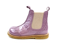 Angulus ancle boots mauve/rose with hole pattern